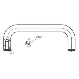 K1364 Ручки бугельные Hygienic USIT