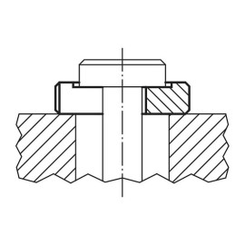 K0730 Шайбы защитные C-образные DIN 6372