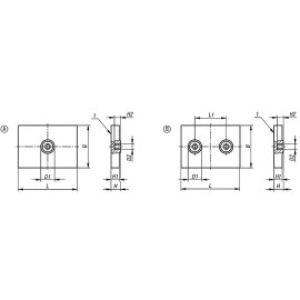 K1396 Магниты прямоугольные с защитной оболочкой