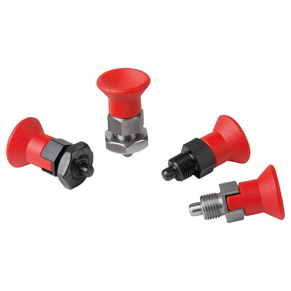 K0631 Штифты стопорные короткие с красной ручкой