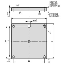 K0801 Заготовки базовых плит, EN-GJL-300