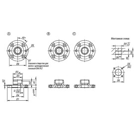 K1487 Втулки установочные для цилиндров Ball lock (K1486)