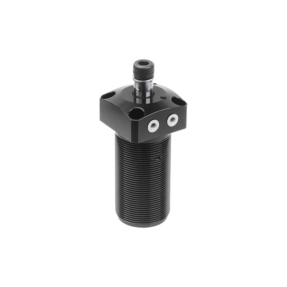 K1818 Прижимы поворотные пневматические резьбовые с фланцем