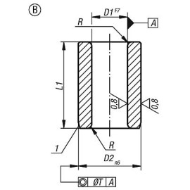 K1021 Втулки кондукторные цилиндрические DIN 179