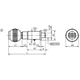 K0361 Штифты стопорные прецизионные цилиндрические