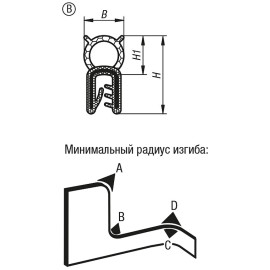 K1368 Профили уплотнительные защитные