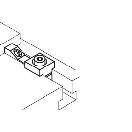K1230 Зажимы плоские для Т-пазов компактные