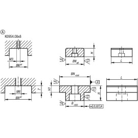 K0954 Сухари направляющие для пазов