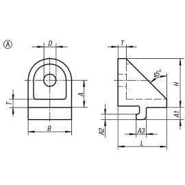 K1049 Элементы для подвижного соединения профилей (тип I)