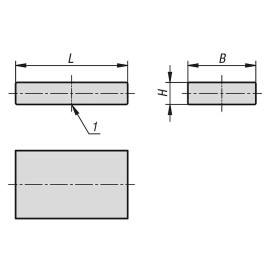 K1406 Магниты прямоугольные неодимовые