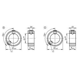 K0406 Кольца регулировочные DIN 705 из нержавеющей стали