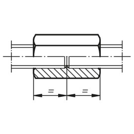 K0865 Гайки удлинительные 3xD