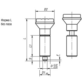 K0347 Штифты стопорные приварные