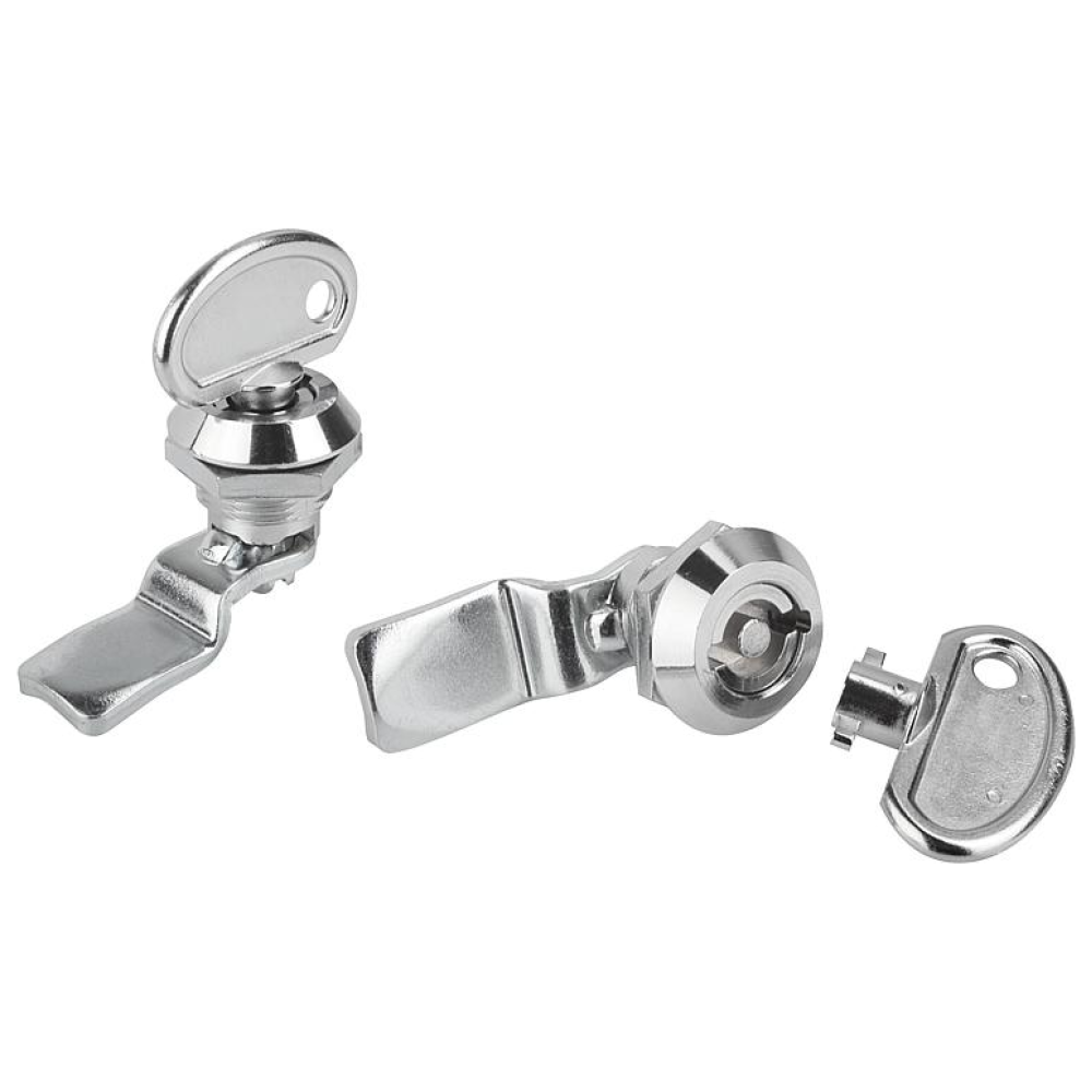 K0524 (K0523) Замки поворотные из цинка с фиксацией ключа