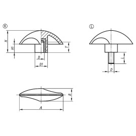 K0783 Ручки барашки усиленные