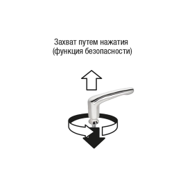 K1317 Рычаги зажимные безопасные Hygienic USIT с наружной резьбой