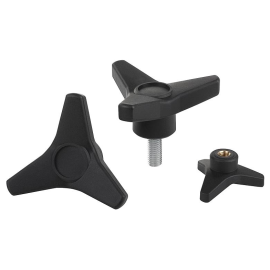 K1083 Ручки трехлепестковые усиленные