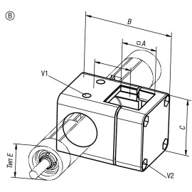 K0497 Зажимы крестовые для линейного перемещения труб