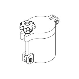 K0053 Зажимы откидные со звездообразной ручкой
