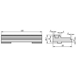 K1273 Кулачки зажимные ступенчатые для тисков NC (K1238)