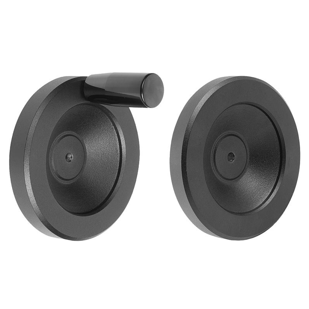 K0161 Маховики дисковые из алюминия черные