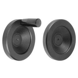 K0161 Маховики дисковые из алюминия черные