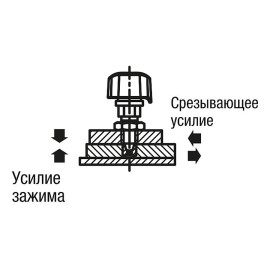 K1833 Штифты стопорные резьбовые с ручкой-барашком конические