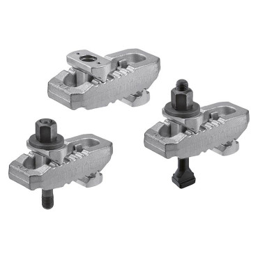 K1165 Прихваты регулируемые "крокодил" с контропорой