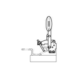K0663 Прижимы механические антистатические с вертикальным основанием