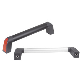 K1445 Ручки трубчатые из алюминия и пластика