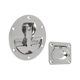 K0243 Ручки врезные из нержавеющей стали откидные