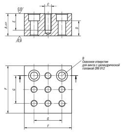 K0811 Блоки подкладные, форма E