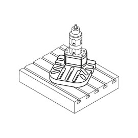K0962 Плиты опорные для зажимных модулей UNI lock, 80 мм