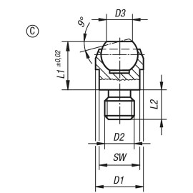 K0282 Упоры подвижные на 9°