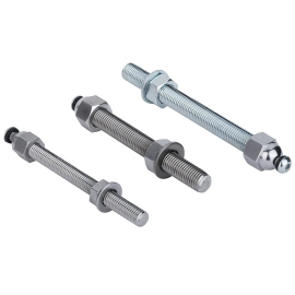 K0669 Винты с гайкой для оснований шарнирных опор, 7,5°