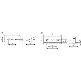 K1384 Кулачки зажимные для тисков, 80, 125 мм (K1237)