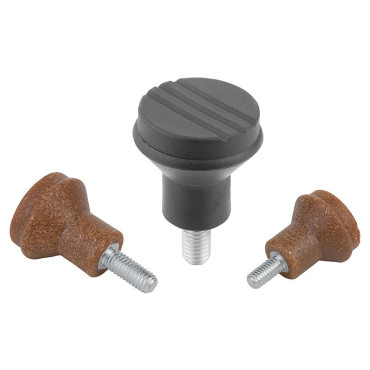 K0251 Ручки кнопки NATURE grip с наружной резьбой