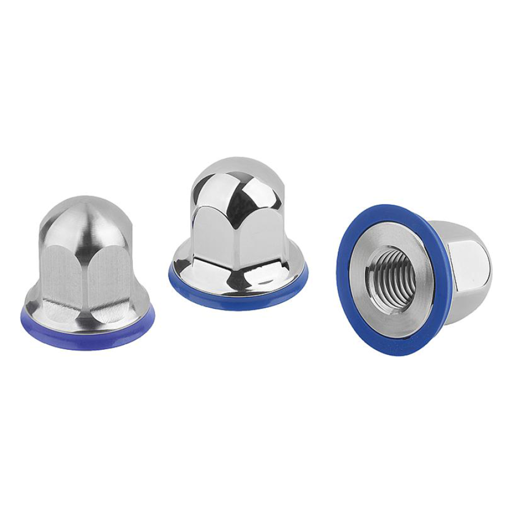 K1648 Гайки колпачковые с уплотнительным кольцом Hygienic DESIGN