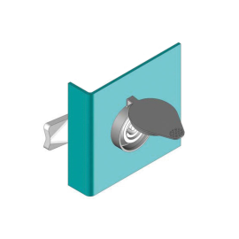 K0533 Крышки пыле-влагозащитные для поворотных замков