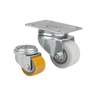 K1774 Ролики поворотные маленькие с корпусом из стали