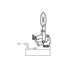K0663 Прижимы механические с вертикальным основанием