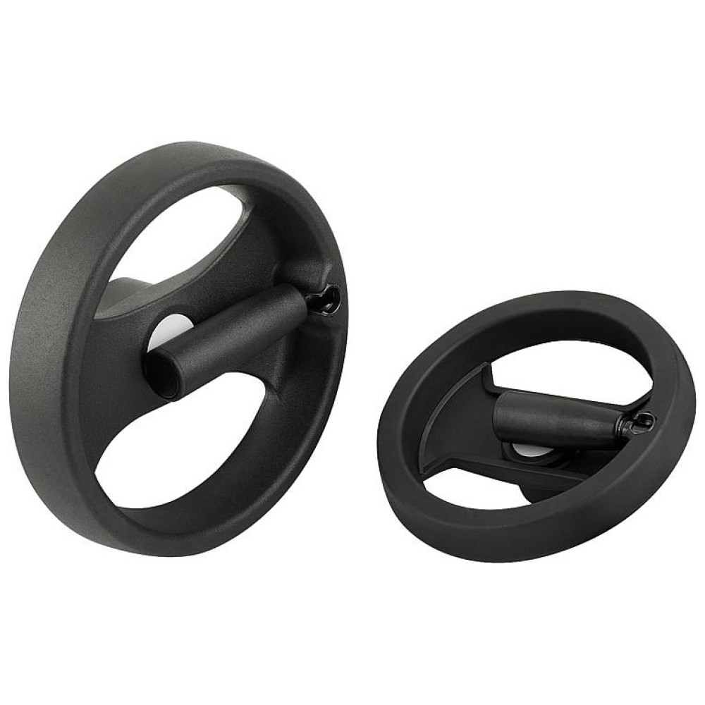 K0725 Маховики с двумя спицами и откидной ручкой