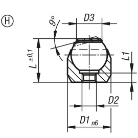 K0282 Упоры подвижные на 9°