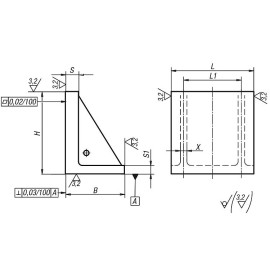 K1451 Стойки угловые, EN-GJL-250