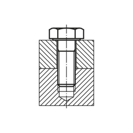 K0870 Болты DIN 931 с шестигранной головкой