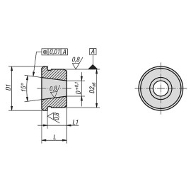 K0360 Втулки позиционирующие для конических штифтов (K0359)