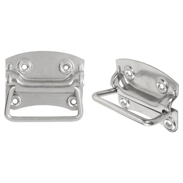 K1369 Ручки накладные откидные DIN 3136, нержавеющая сталь