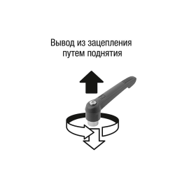 K0270 Рычаги зажимные NOVOgrip из пластика и нержавеющей стали, ВР