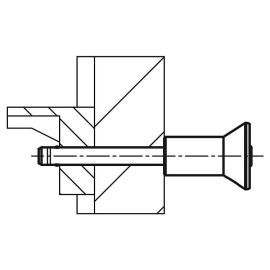 K0791 Пальцы стопорные усиленные, нержавеющая сталь