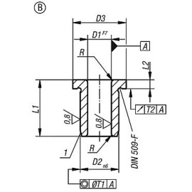 K1022 Втулки кондукторные цилиндрические DIN 172